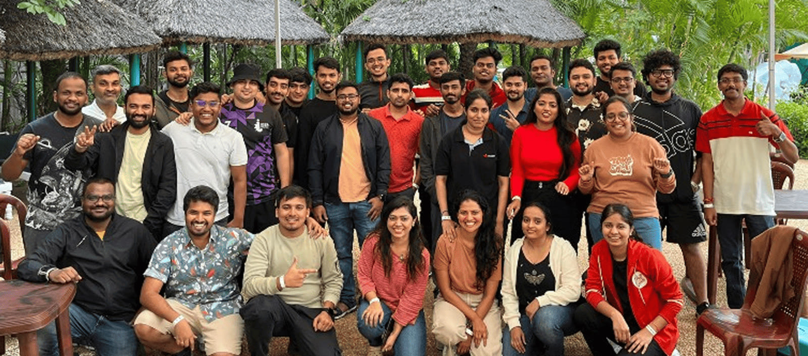 The Akaike team together at a team offsite